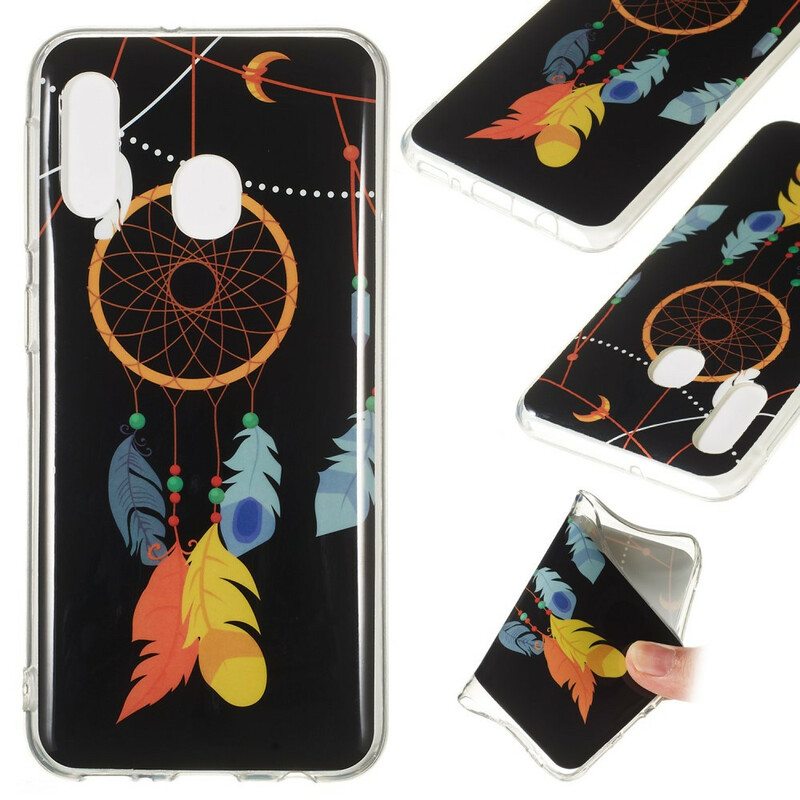 Kuori Samsung Galaxy A20e Ainutlaatuinen Fluoresoiva Dream Catcher