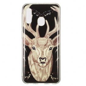 Kuori Samsung Galaxy A20e Fluoresoiva Majestic Deer