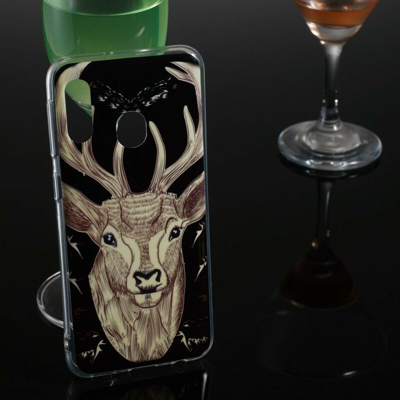 Kuori Samsung Galaxy A20e Fluoresoiva Majestic Deer