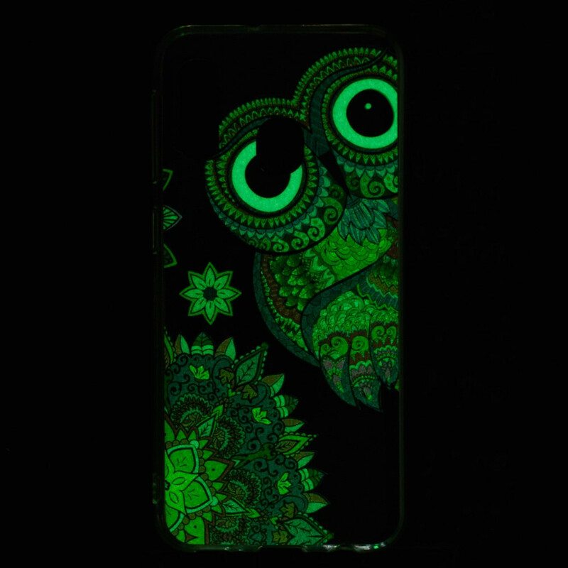 Kuori Samsung Galaxy A20e Fluoresoiva Pöllön Mandala