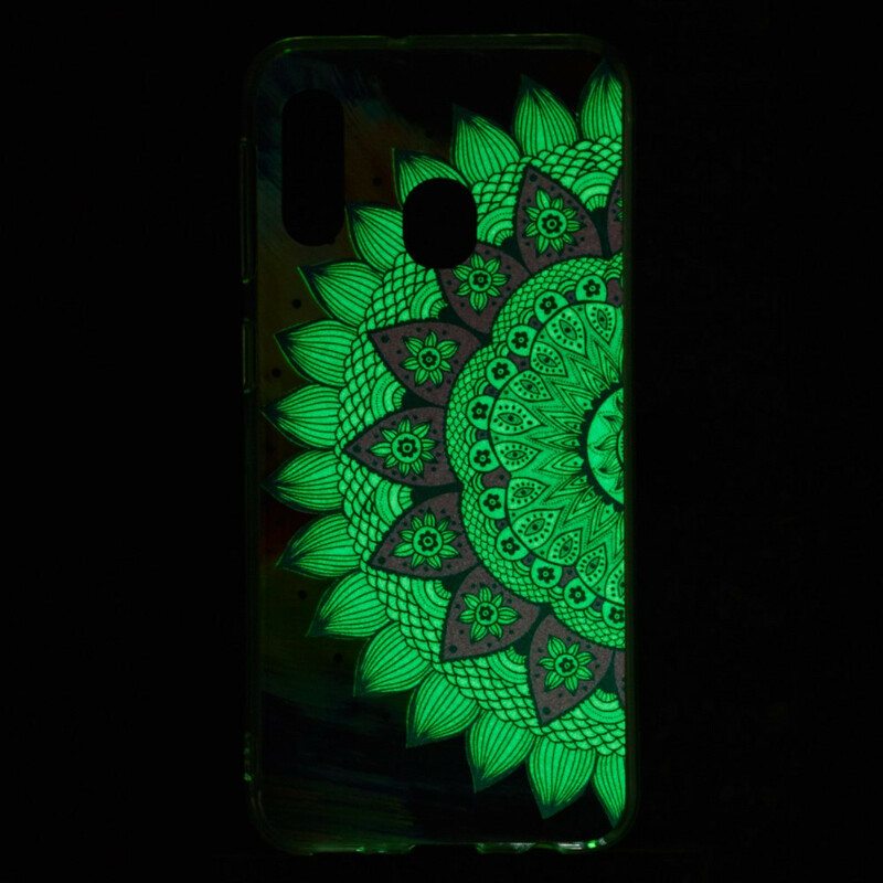 Kuori Samsung Galaxy A20e Fluoresoiva Värillinen Mandala