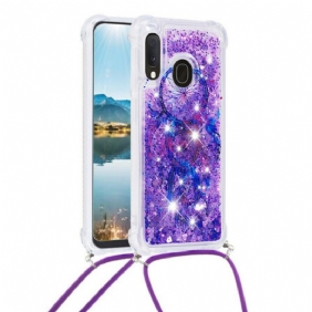 Kuori Samsung Galaxy A20e Kiristysnyörillä Paljetin Kiristysnyöri Dream Catcher