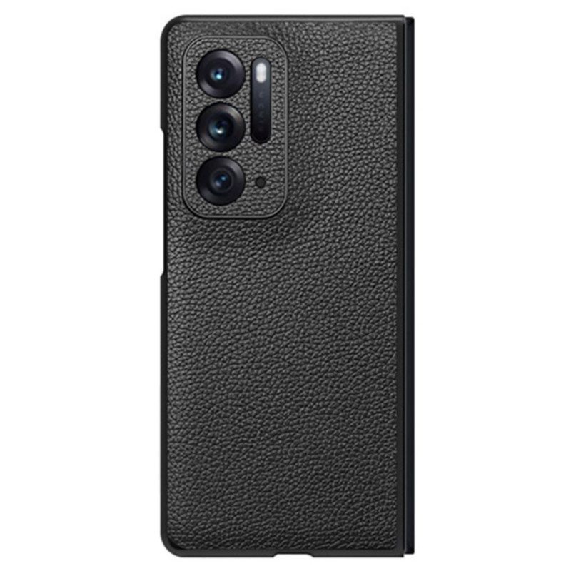 Case Oppo Find N Aitoa Premium Lychee -nahkaa