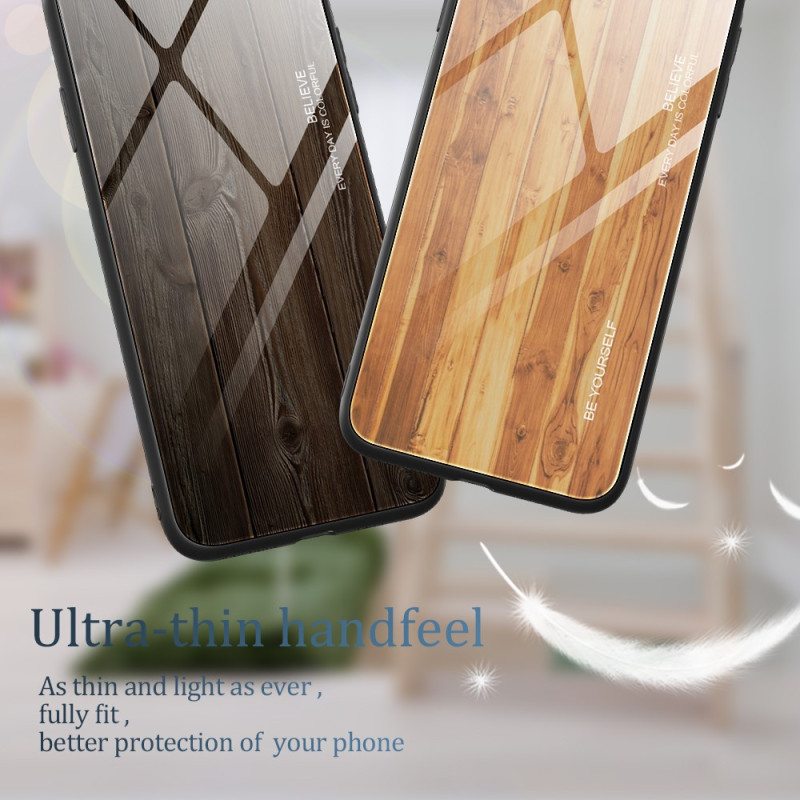 Case Xiaomi Redmi Note 12 Pro Plus Wood Design Karkaistu Lasi