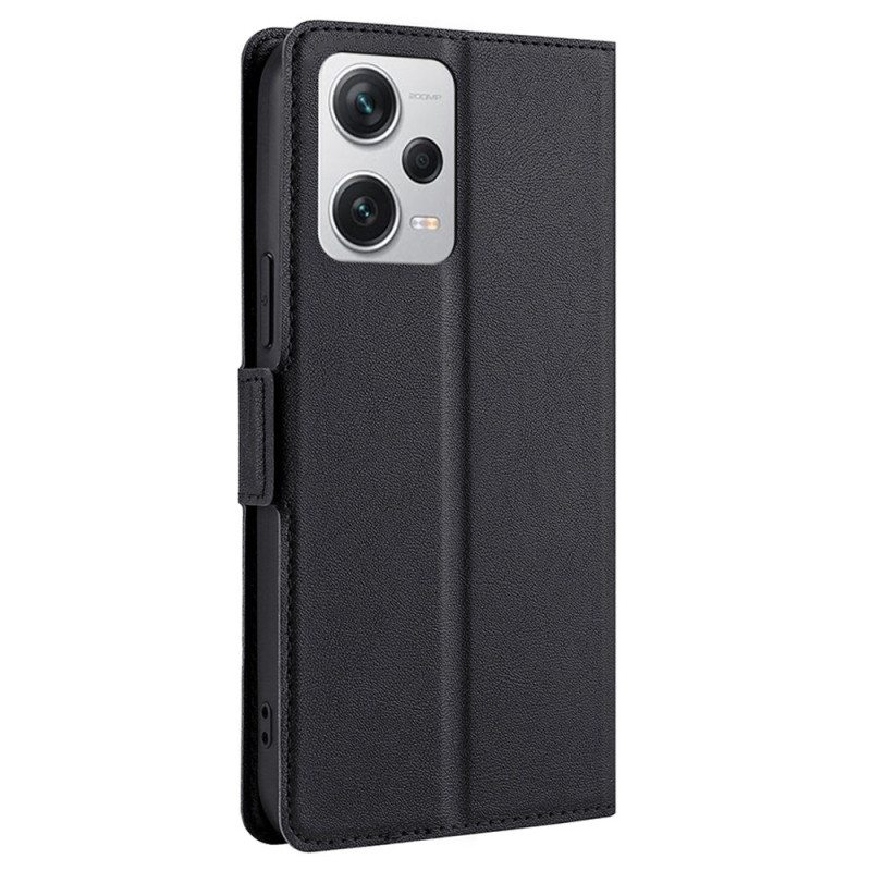 Flip Case Xiaomi Redmi Note 12 Pro Plus Ultra Fine Faux Nahka