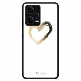 Case Poco X5 Pro 5G Karkaistu Lasi Sydän