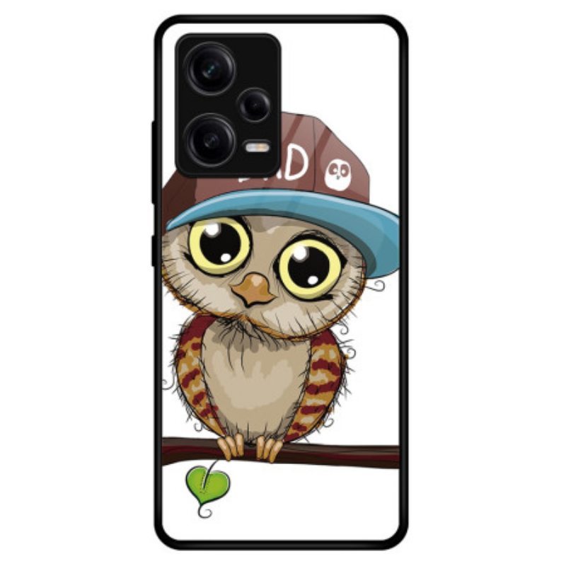 Kuori Poco X5 Pro 5G Bad Owl Karkaistu Lasi