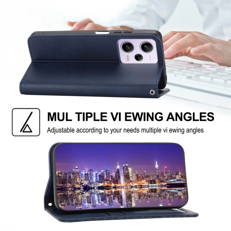 Puhelinkuoret Poco X5 Pro 5G Kotelot Flip Style Nahka 3d-kuvio