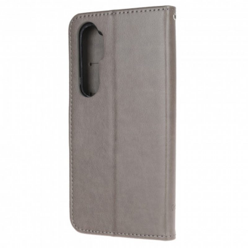 Flip Case Xiaomi Mi Note 10 Lite Aasialaiset Perhoset Ja Kukat