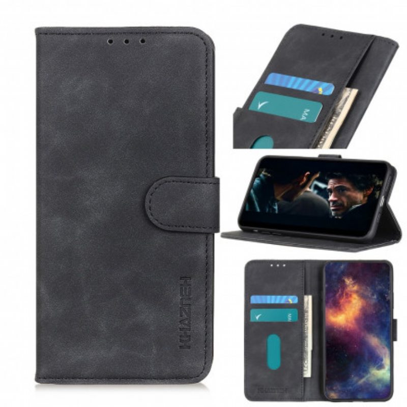 Kotelot Xiaomi Mi Note 10 Lite Matta Vintage Leather Effect Khazneh