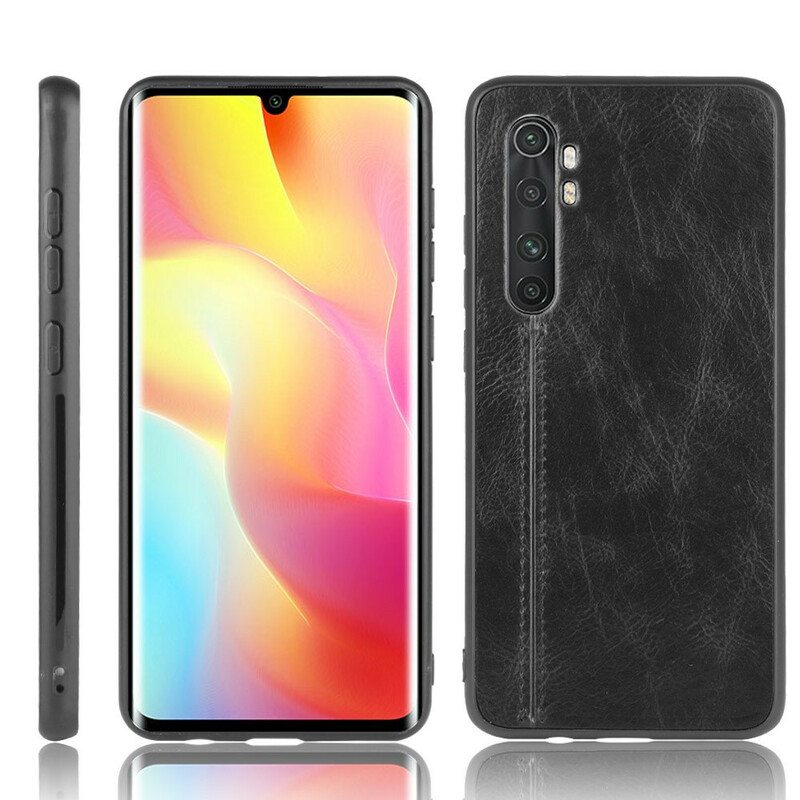 Kuori Xiaomi Mi Note 10 Lite Couture-nahkaefekti