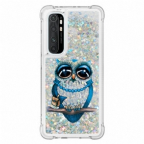 Kuori Xiaomi Mi Note 10 Lite Neiti Owl Sequins