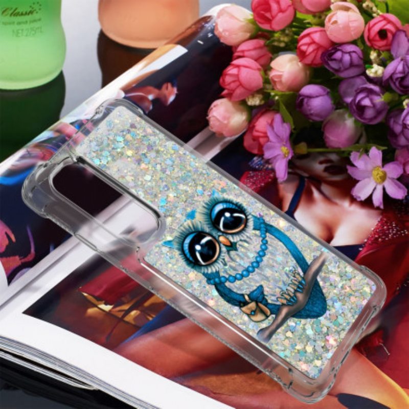 Kuori Xiaomi Mi Note 10 Lite Neiti Owl Sequins