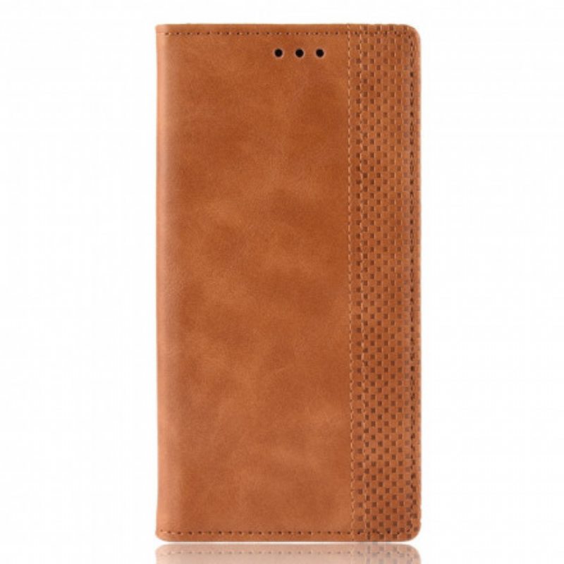 Puhelinkuoret Xiaomi Mi Note 10 Lite Kotelot Flip Tyylitelty Vintage-nahkaefekti