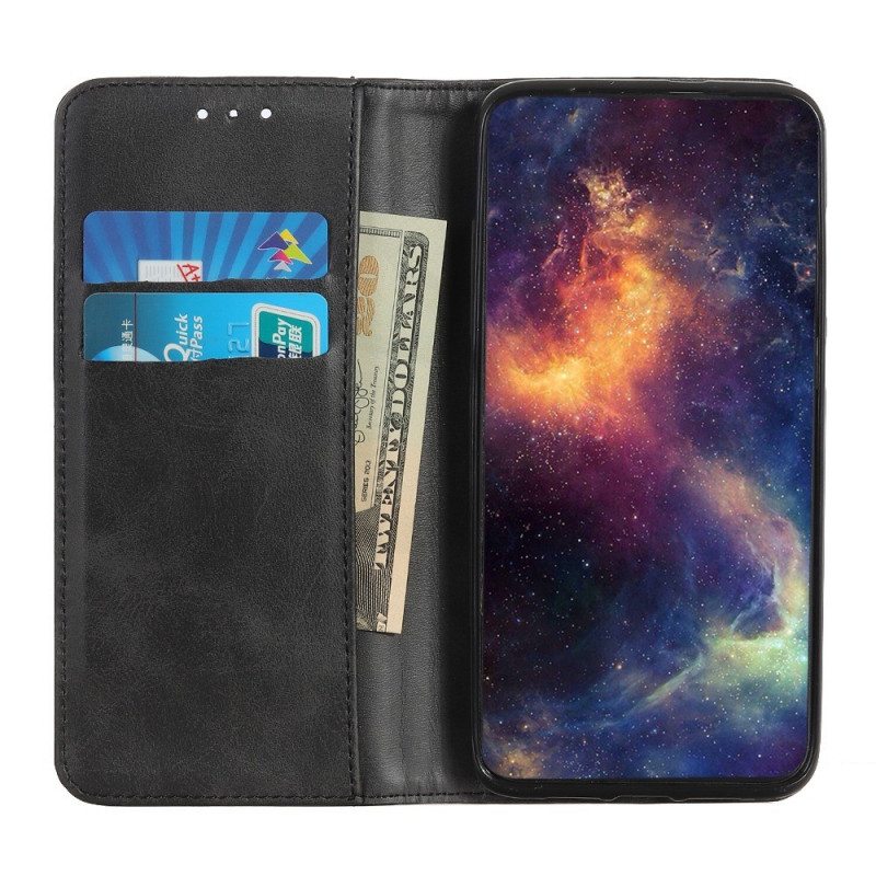 Flip Case OnePlus Nord 2T 5G Halkaistu Nahka