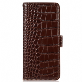 Flip Case OnePlus Nord 2T 5G Rfid Crocodile Style Aitoa Nahkaa