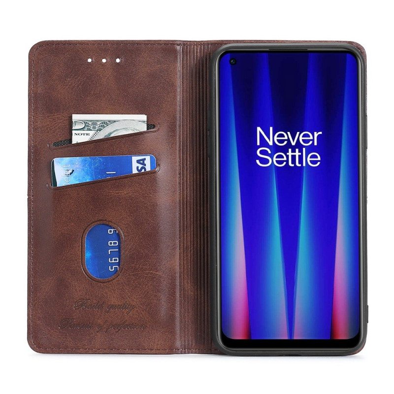 Puhelinkuoret OnePlus Nord 2T 5G Kotelot Flip Saumat