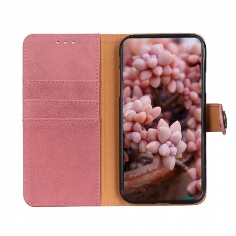 Flip Case Realme C21 Keinonahka Khazneh