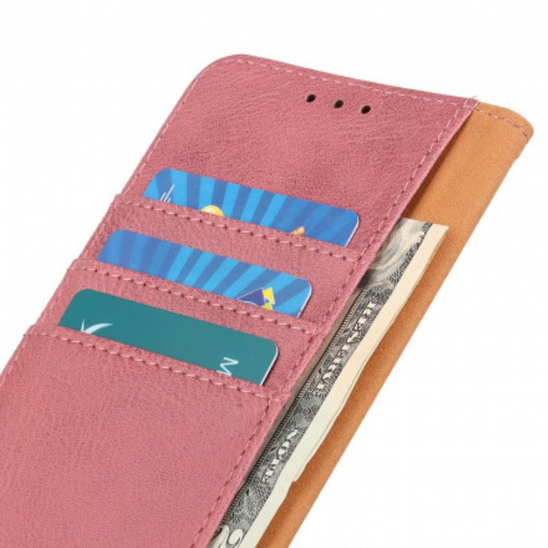 Flip Case Realme C21 Keinonahka Khazneh