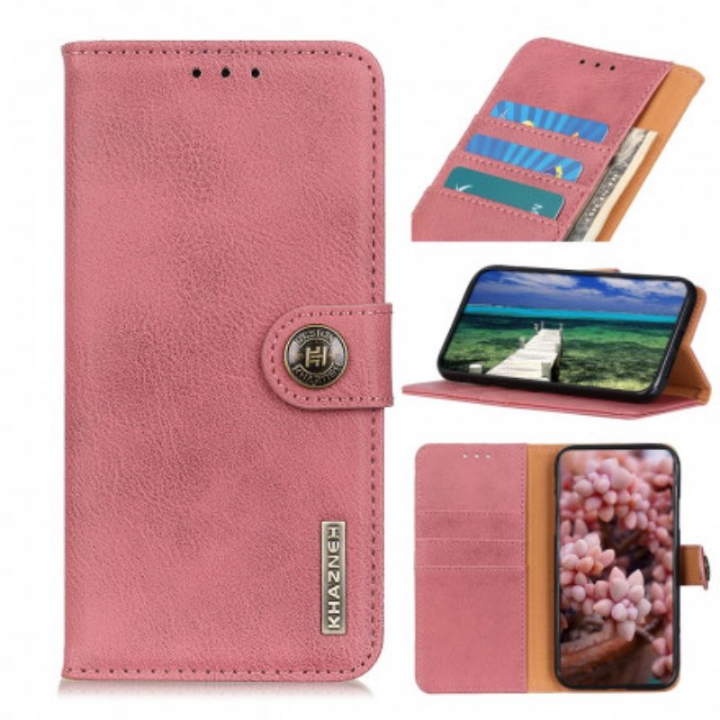 Flip Case Realme C21 Keinonahka Khazneh