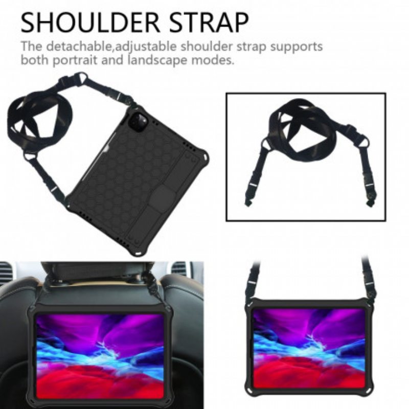 Case iPad Pro 11" (2021) Eva Strap-tuki Ja Olkahihna