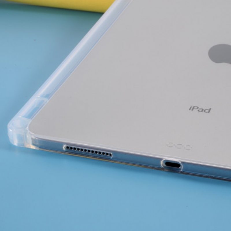 Kuori iPad Pro 11" (2021) Läpinäkyvä Silikonikynän Pidike