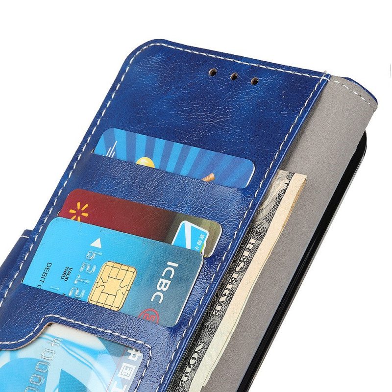 Flip Case OnePlus Nord CE 2 Lite 5G Kiiltävä Tekonahka