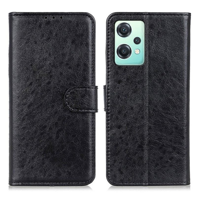 Flip Case OnePlus Nord CE 2 Lite 5G Teksturoitu Nahkaefekti