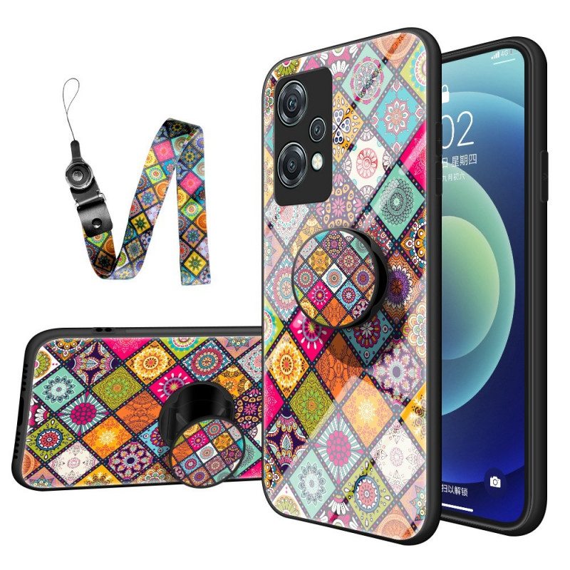 Kuori OnePlus Nord CE 2 Lite 5G Patchwork Magneettipidike