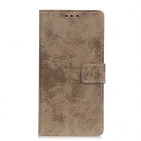 Flip Case Honor 50 Vintage Nahkaefekti