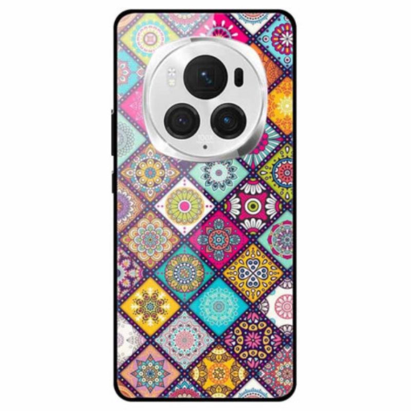 Kuori Honor Magic 6 Pro Patchwork Karkaistu Lasi