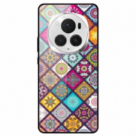 Kuori Honor Magic 6 Pro Patchwork Karkaistu Lasi