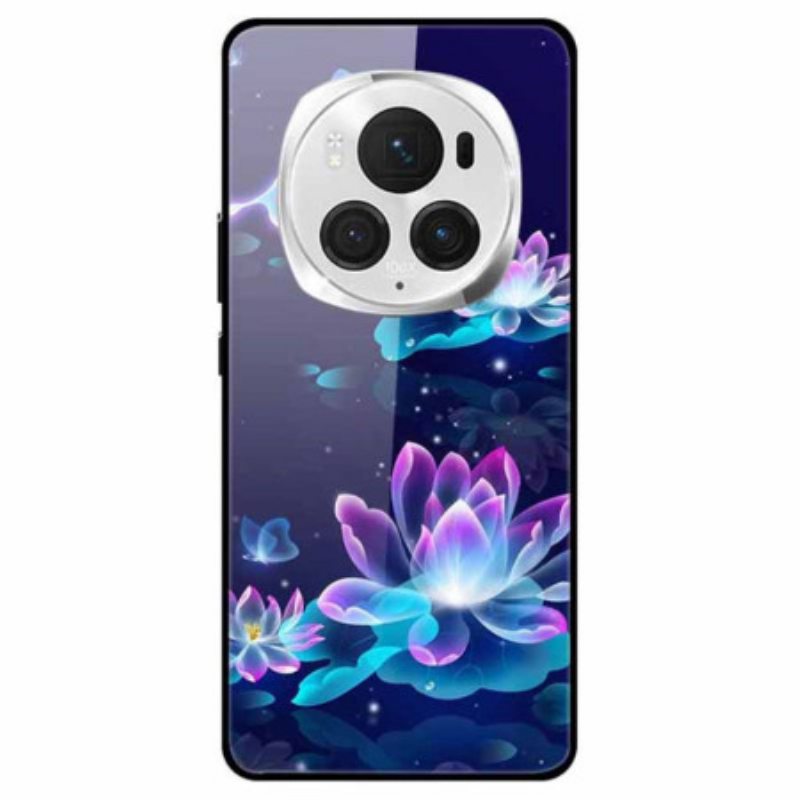 Kuori Honor Magic 6 Pro Valoisa Lotus Karkaistu Lasi Suojakuori