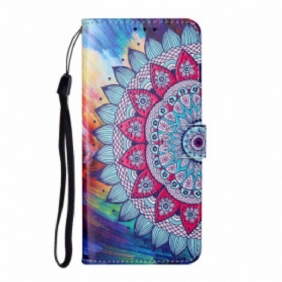 Flip Case Samsung Galaxy S21 Ultra 5G Kuningas Mandala