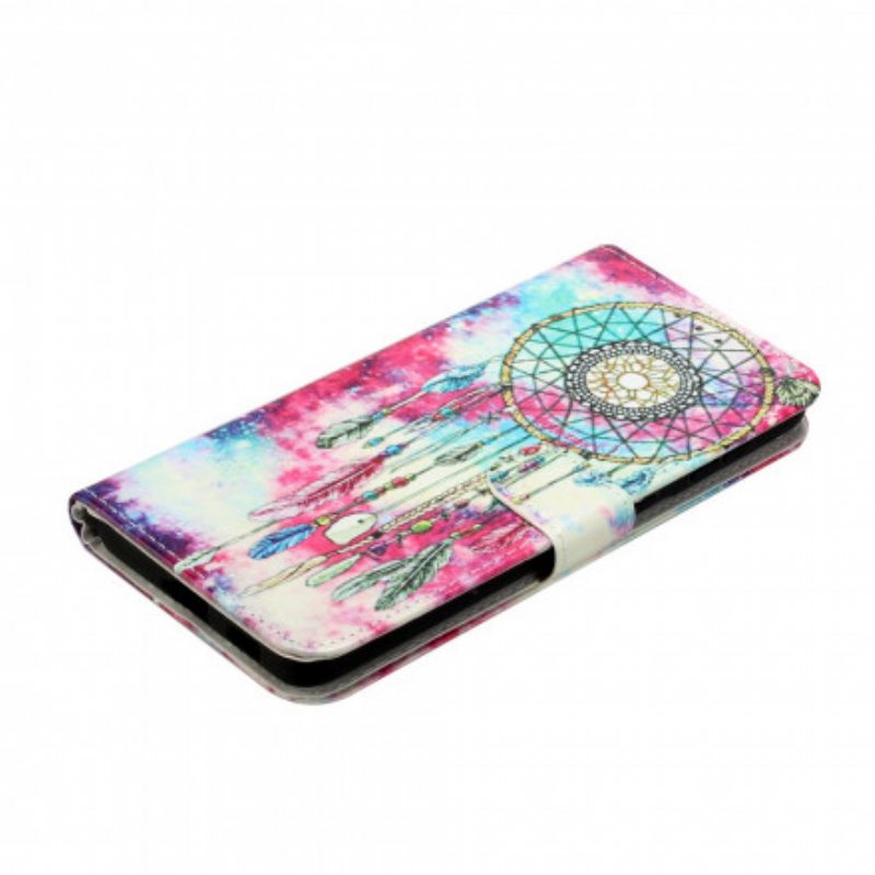 Nahkakotelo Samsung Galaxy S21 Ultra 5G Dreamcatcher -tyyli