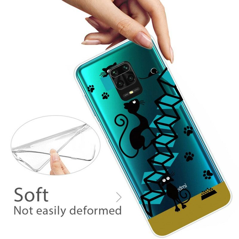 Case Xiaomi Redmi Note 9S / 9 Pro Hauskoja Kissoja