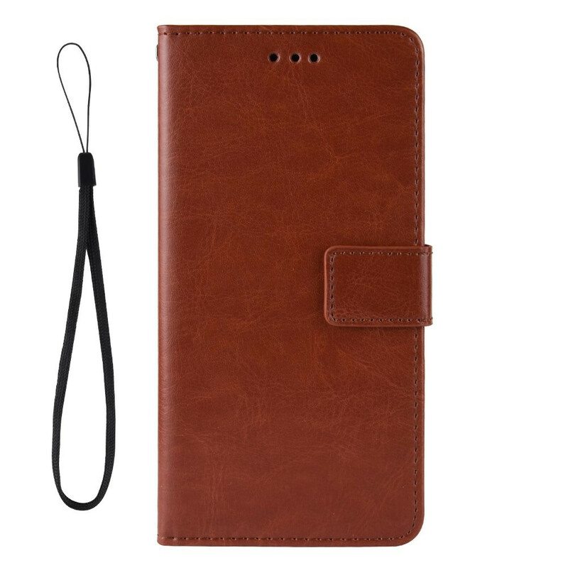 Flip Case Xiaomi Redmi Note 9S / 9 Pro Näyttävä Keinonahka