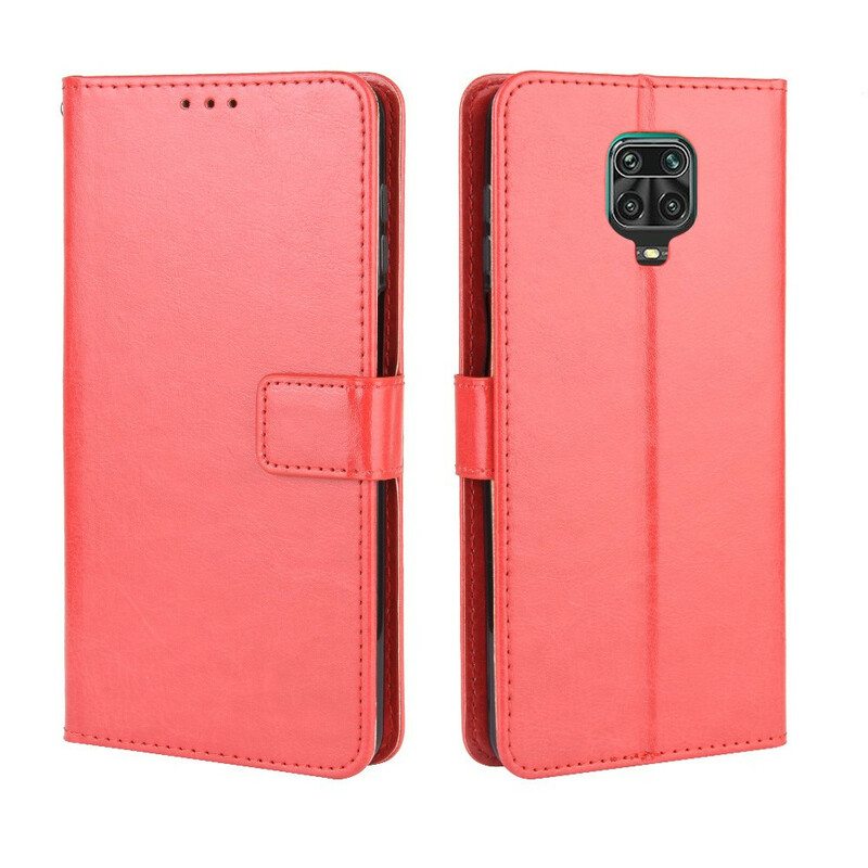 Flip Case Xiaomi Redmi Note 9S / 9 Pro Näyttävä Keinonahka