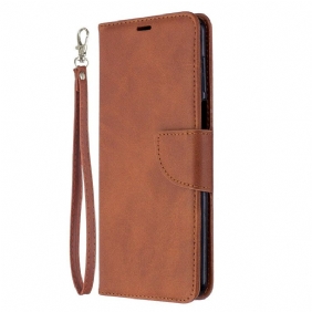 Kotelot Xiaomi Redmi Note 9S / 9 Pro Suojaketju Kuori Strappy Leather Style