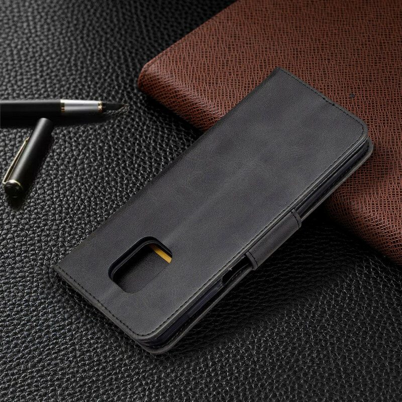 Kotelot Xiaomi Redmi Note 9S / 9 Pro Suojaketju Kuori Strappy Leather Style