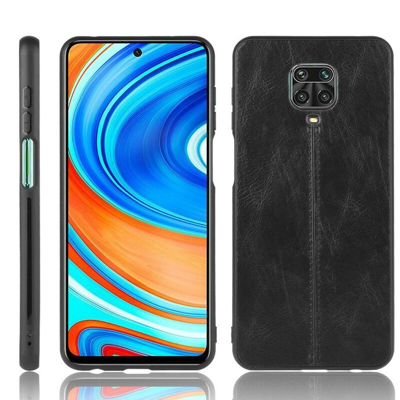 Kuori Xiaomi Redmi Note 9S / 9 Pro Couture-nahkaefekti