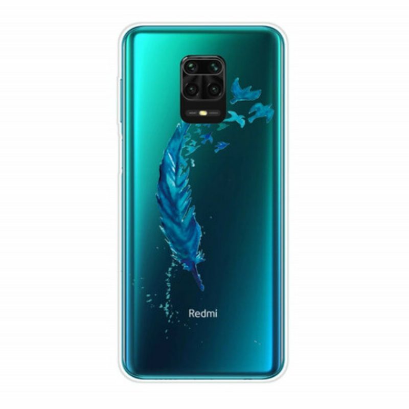 Kuori Xiaomi Redmi Note 9S / 9 Pro Kaunis Sininen Sulka