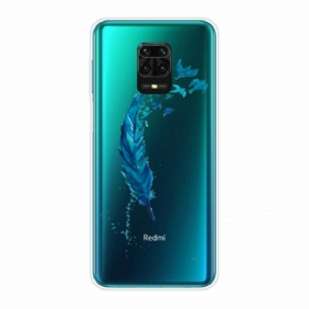 Kuori Xiaomi Redmi Note 9S / 9 Pro Kaunis Sininen Sulka