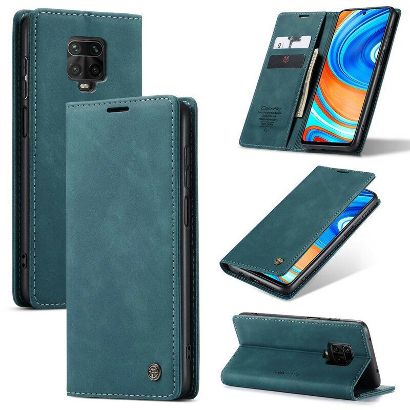 Puhelinkuoret Xiaomi Redmi Note 9S / 9 Pro Kotelot Flip Caseme Keinonahkaa