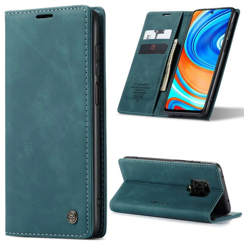 Puhelinkuoret Xiaomi Redmi Note 9S / 9 Pro Kotelot Flip Caseme Keinonahkaa