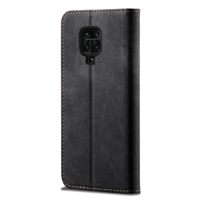 Puhelinkuoret Xiaomi Redmi Note 9S / 9 Pro Kotelot Flip Denim Kangas