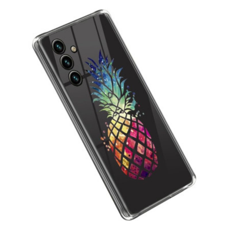 Kuori Samsung Galaxy A14 / A14 5G Läpinäkyvä Ananas