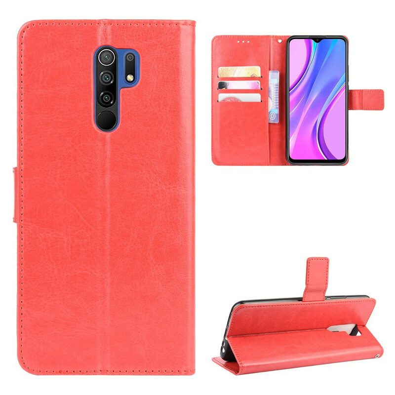 Kotelot Xiaomi Redmi 9 Näyttävä Keinonahka