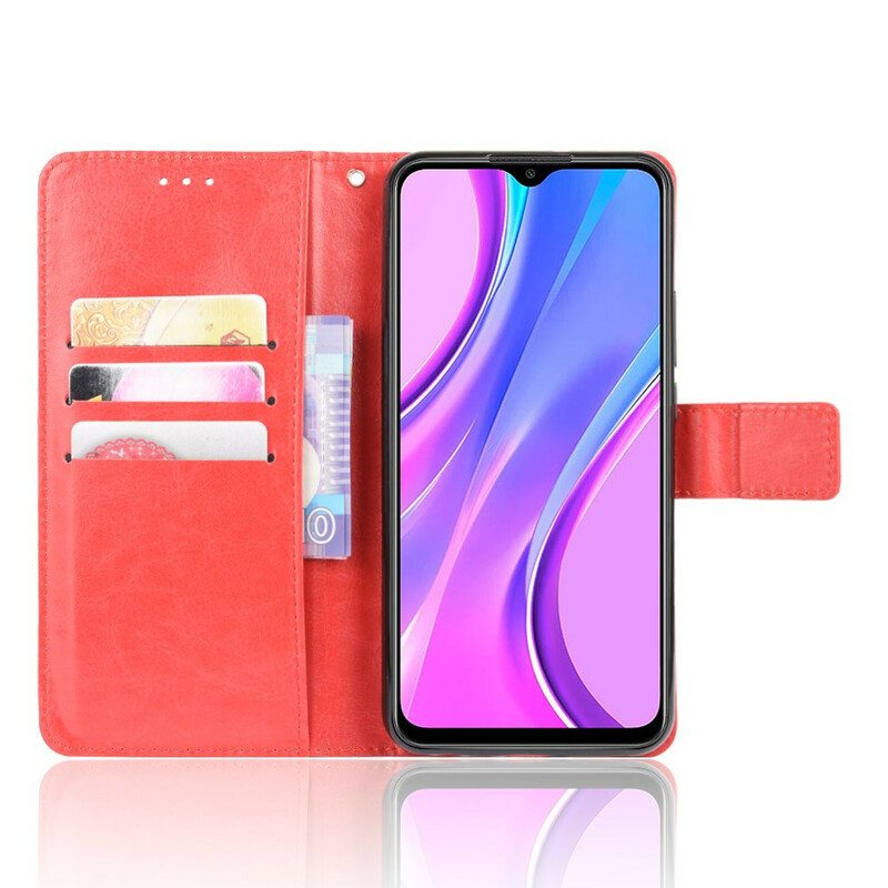 Kotelot Xiaomi Redmi 9 Näyttävä Keinonahka