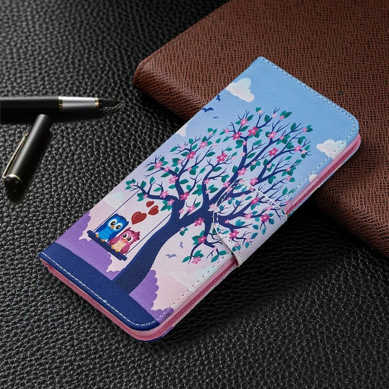 Kotelot Xiaomi Redmi 9 Pöllöt Swingissä